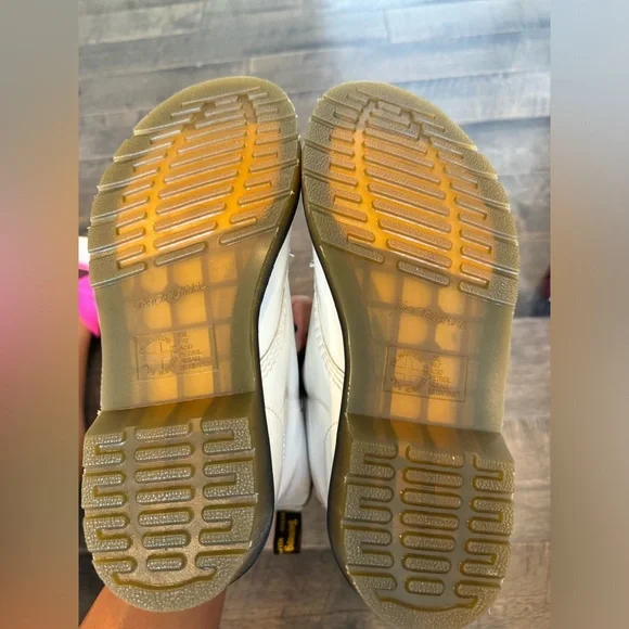 Dr. Martens White Combat Boots - Picture 6 of 6